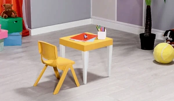 Junior Kare Çocuk Aktivite Masa Seti 2