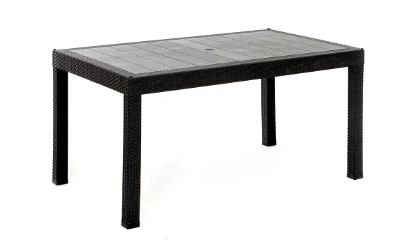 Rattan Dikdörtgen Masa