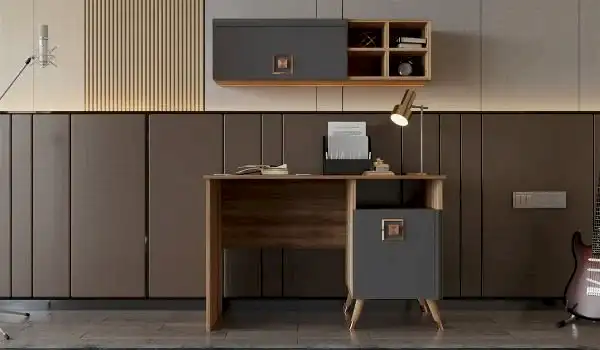 Retro Duvar Rafı