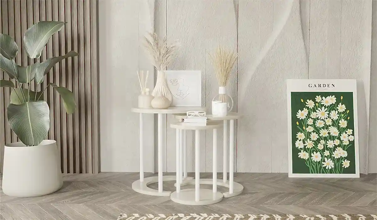 Linen Üçlü Zigon Sehpa