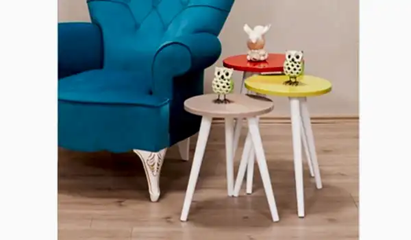 Zeta Zigon Sehpa - Çilek Verde Cappucino