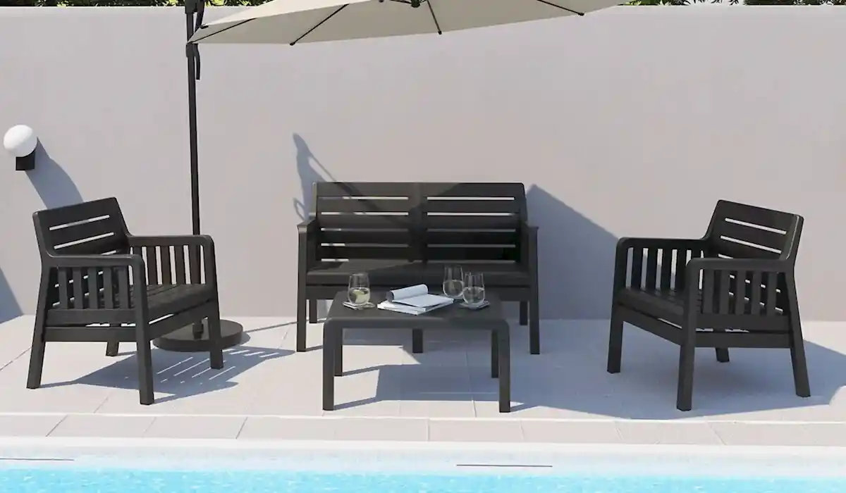 Lara 2+1+1 S Bahçe Oturma Grubu (Mindersiz)