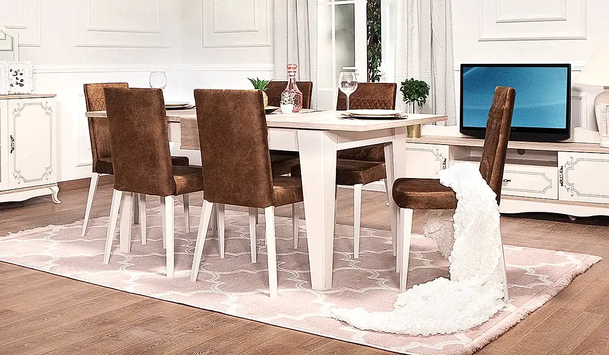 Grand Masa + 6 Adet Sandalye Takımı