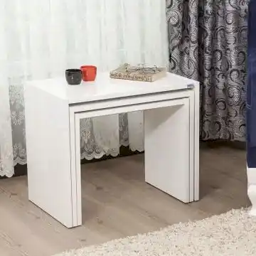 Promo Zigon Sehpa - Beyaz