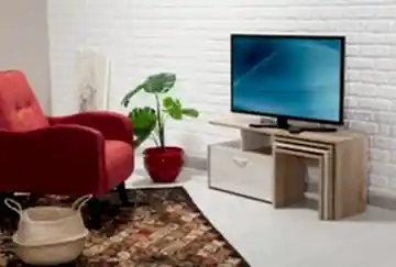 Fargo Zigon Sehpalı Tv Sehpası - Palmira Capri