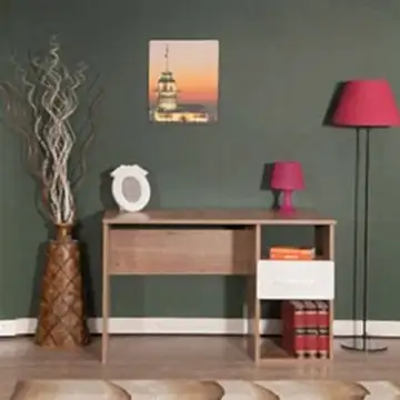 Premium Çalışma Masası - Sümela Beyaz