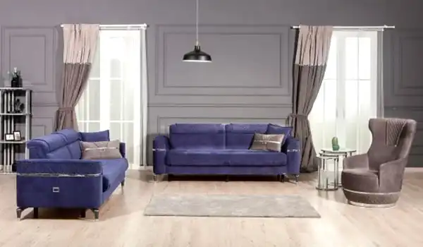 Veyron Koltuk Takımı - Mavi