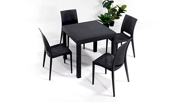 Rattan 4 Kişilik Masa Takımı