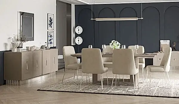 Bendis Silver Yemek Odası Takımı