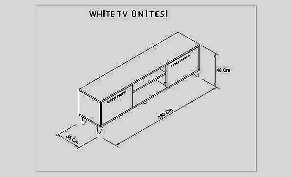 White Tv Sehpası