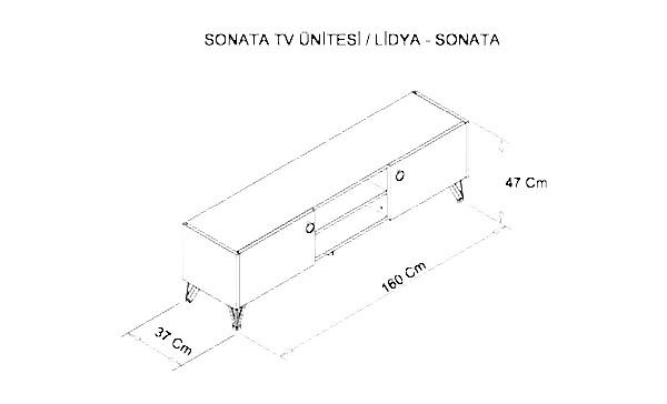 Sonata Tv Sehpası