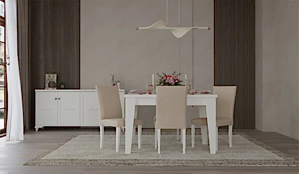 Bianco Yemek Odası Takımı
