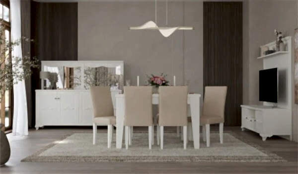 Bianco Yemek Odası Takımı