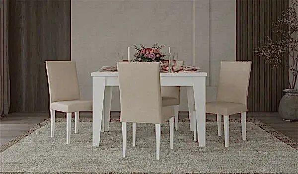 Bianco Yemek Odası Takımı