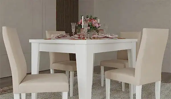 Bianco Yemek Odası Takımı