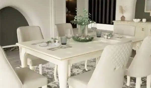 Hürrem Masa + 6 Adet Sandalye Takımı