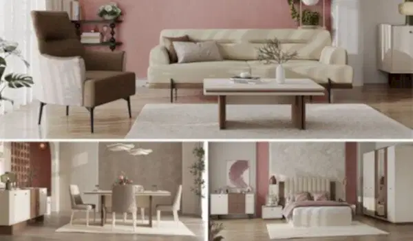 Linen Düğün Paketi (Yatak+Karyola Hediye)