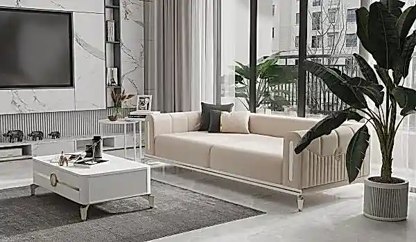 Gold Bella Üçlü Koltuk